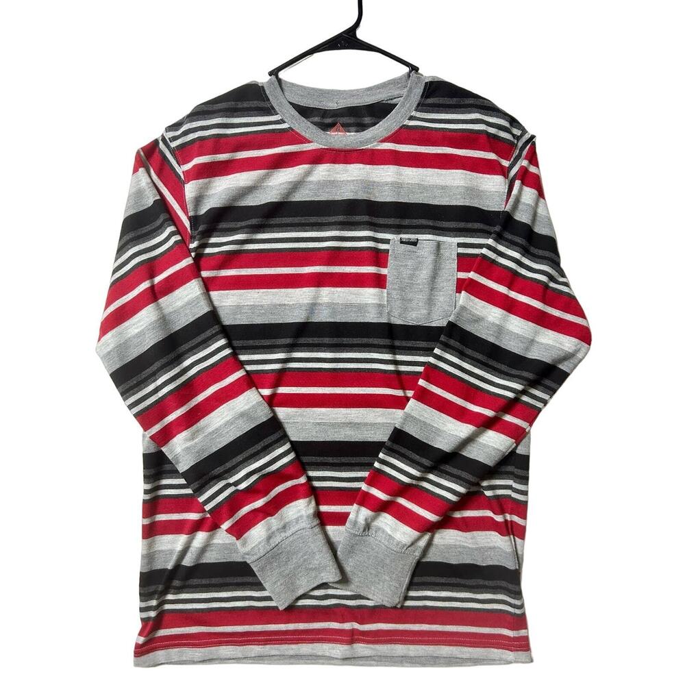 Swiss Cross Multicolor Long Sleeve Shirt Mens Size L